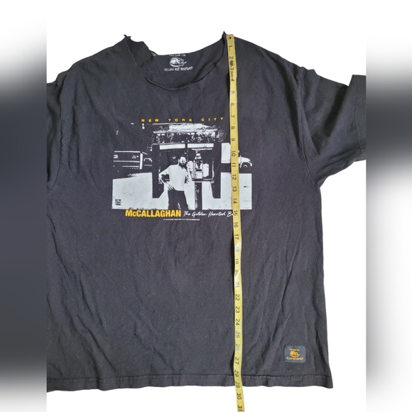 McCallaghan The Golden Hearted Boy Distressed Neck Shirt Size XL (Estimated) NYC - Picture 9 of 10